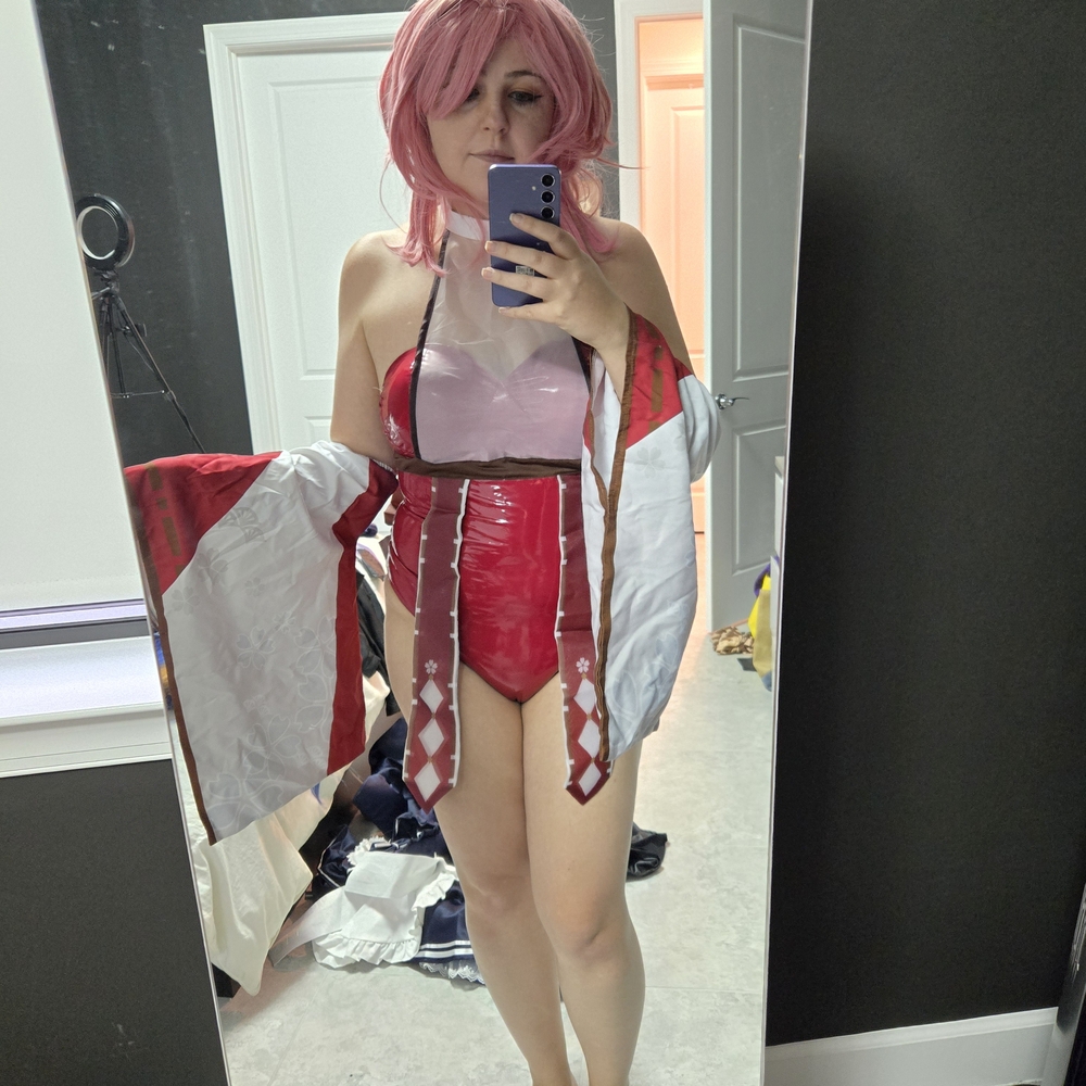 Yae Miko Genshin Bunny Suit Cosplay Costume